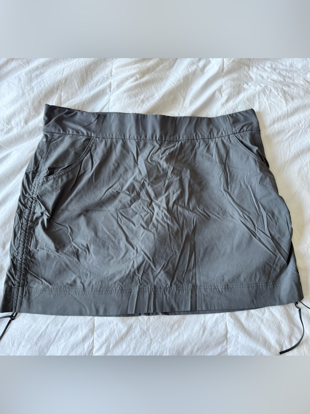 Columbia Women's Charcoal Gray Active Skort with Side Ruching